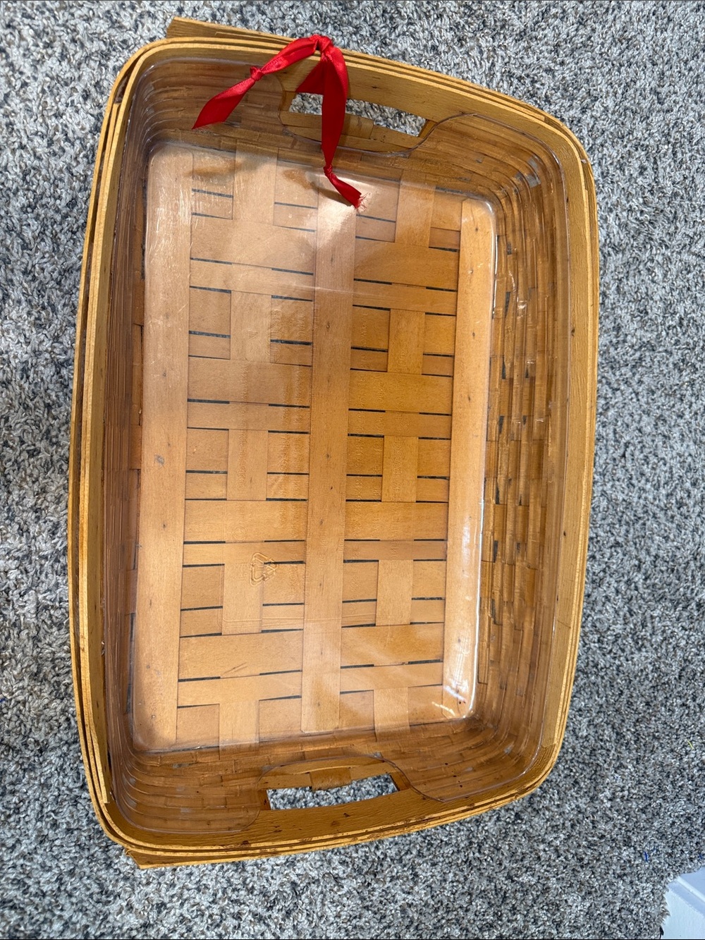 Longaberger serving tray basket